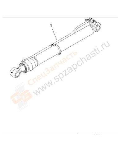 Fig. T1140-01a3 Arm Cylinder (100 Hours Lubricating)