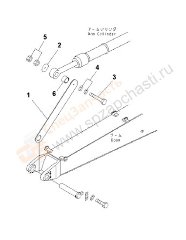 Fig. T1190-01a0 Arm Less Link