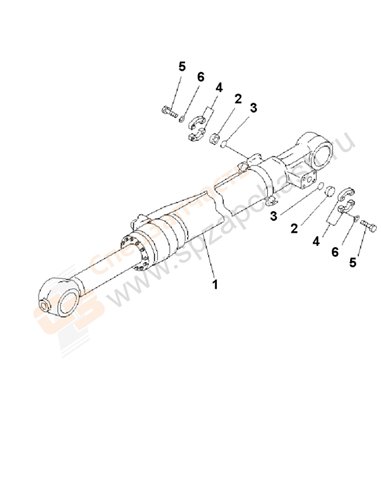 Fig. T1220-01a0 Bucket Cylinder Kit