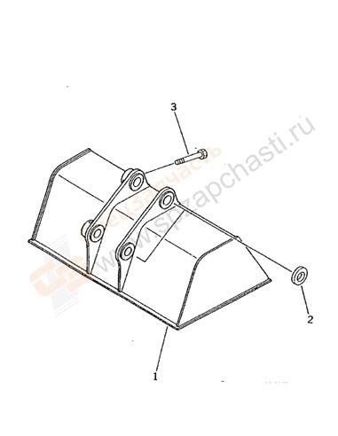 Fig. T1510-01a4 Slope Finishing Bucket