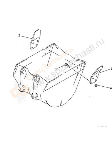 Fig. T1510-02a1 Side Cutter (For Bucket)