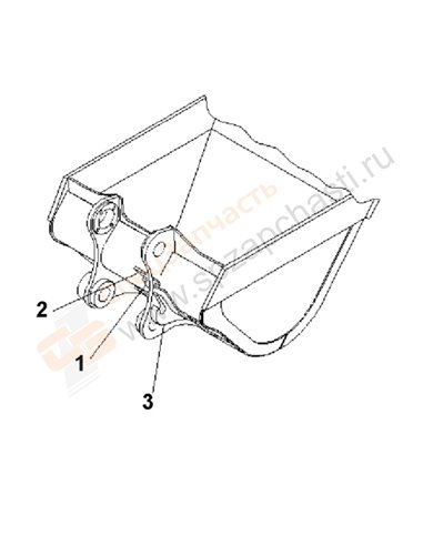 Fig. T1510-03c0 Hook (For Bucket)