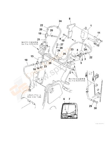 Fig. T1920-01a0a Breaker Adapter (For Krupp)(204024-)