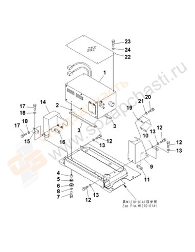 Fig. W1112-01a0 Pre Heater (Heater And Mounting) (Cold Weather A Spec.)(202230-)