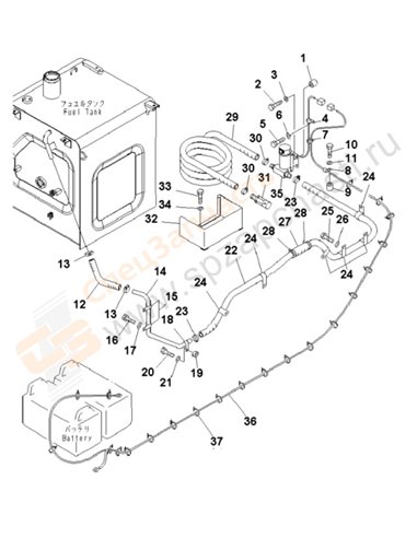 Fig. W1113-01a0 Fuel Self Charge Pump(200001-205754)