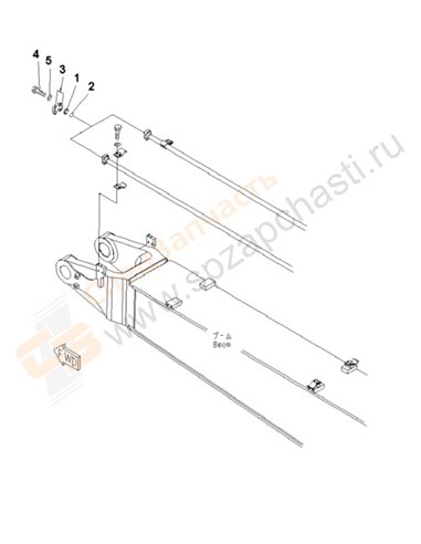 Fig. W1201-01a0 Blind Parts (Boom)