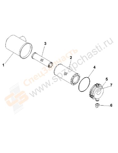 Fig. Y1011-01a0 Air Cleaner (Inner Part)