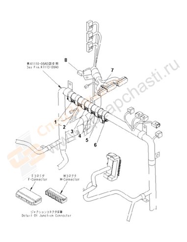 Fig. Y1061-01a0 Wiring Harness (Junction Connector) (For Supply)