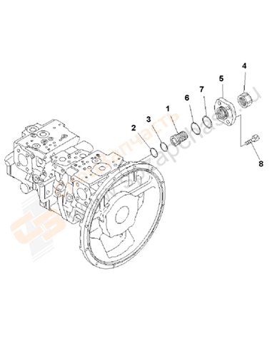 Fig. Y1600-05a0 Main Pump (5/11)