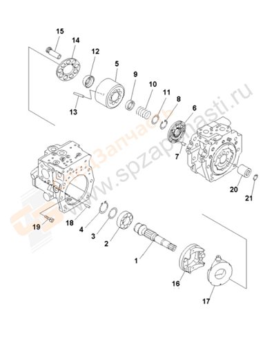 Fig. Y1600-07a0 Main Pump (7/11)