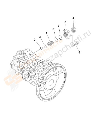 Fig. Y1600-09a0 Main Pump (9/11)