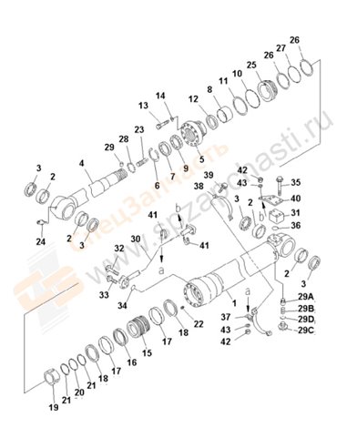 Fig. Y1620-11a0 Arm Cylinder