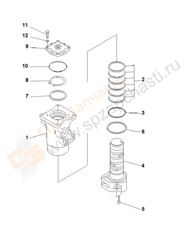 Fig. Y1627-01a0 Swivel Joint(200001-250731)