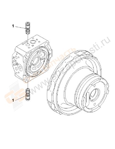 Fig. Y1641-03a0 Travel Motor (3/3)