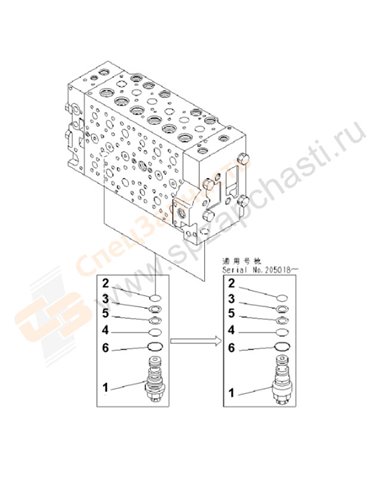 Fig. Y1660-08a0 Main Valve (8/16)