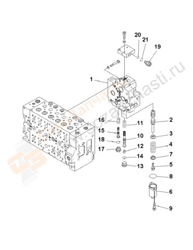 Fig. Y1660-13a0 Main Valve (13/16)