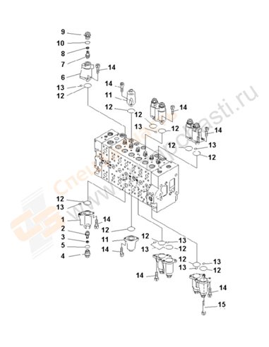 Fig. Y1662-04a0 Main Valve (1-Actuator) (4/19)(200001-205017)