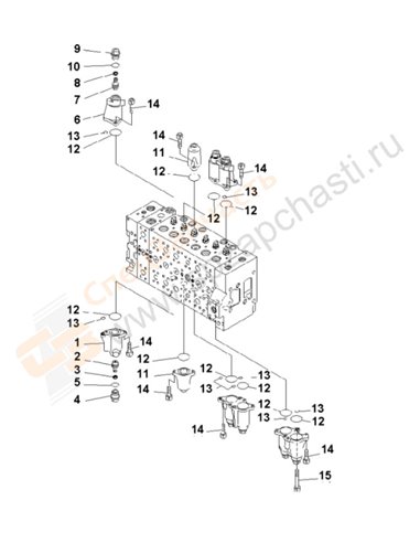 Fig. Y1662-04a0a Main Valve (1-Actuator) (4/19)(205018-)