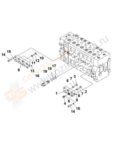 Fig. Y1662-10a0 Main Valve (1-Actuator) (10/19)