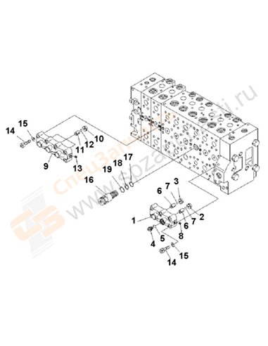 Fig. Y1664-10a0 Main Valve (2-Actuator) (10/21)