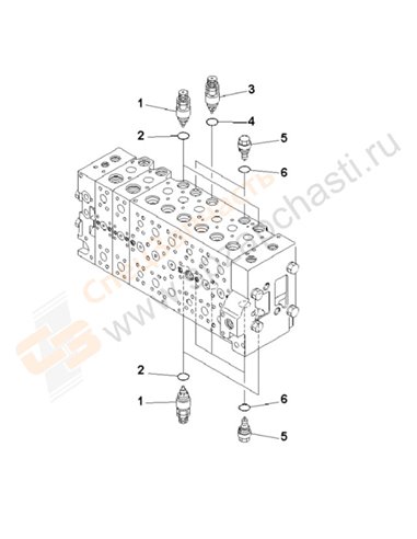 Fig. Y1664-12a0 Main Valve (2-Actuator) (12/21)