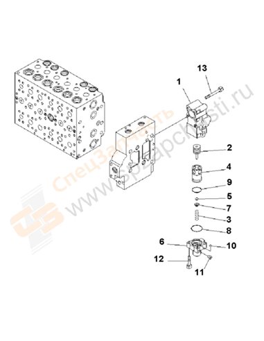 Fig. Y1664-15a0 Main Valve (2-Actuator) (15/21)