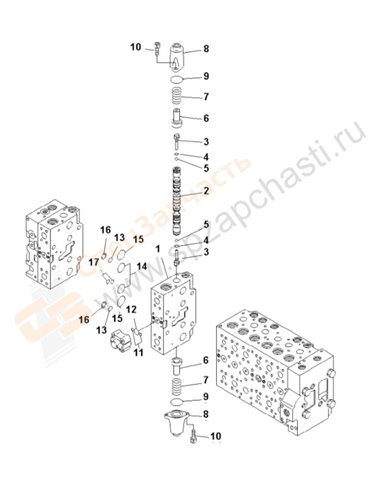 Fig. Y1664-17a0 Main Valve (2-Actuator) (17/21)