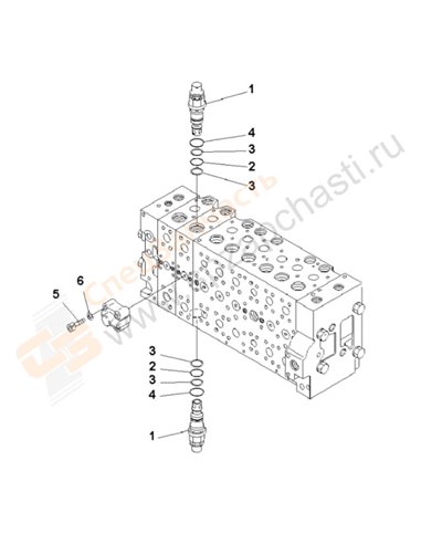 Fig. Y1664-18a0 Main Valve (2-Actuator) (18/21)