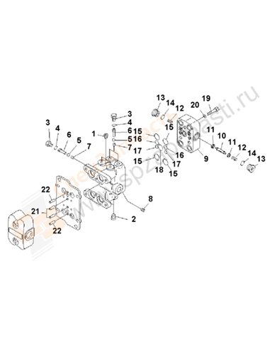 Fig. Y1670-02a0 Ppc Valve (For Travel) (2/2)(200001-250000)