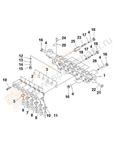 Fig. Y1860-01a0a Solenoid Valve (Inner Parts)(203157-)