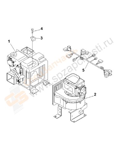 Fig. Y1979-11a1 Unit Ass'y (For Heater)(202230-)