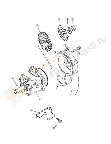 XKBH-02233 Inj Pump Drive Assy