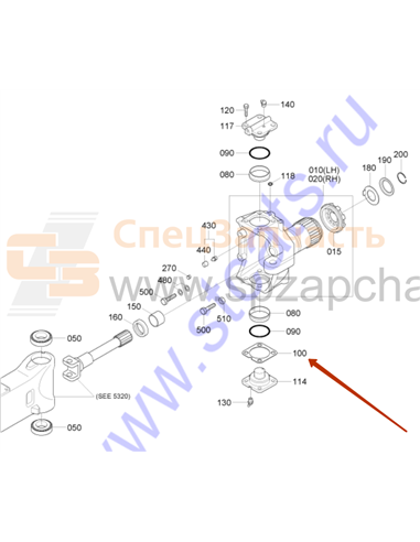 ZGAQ-02256 регулировочная прокладка (1.0t)